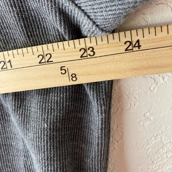 Blast Button-Up Cardigan Womens Size L Gray Embroidered Animal Striped Cotton B - Picture 13 of 16